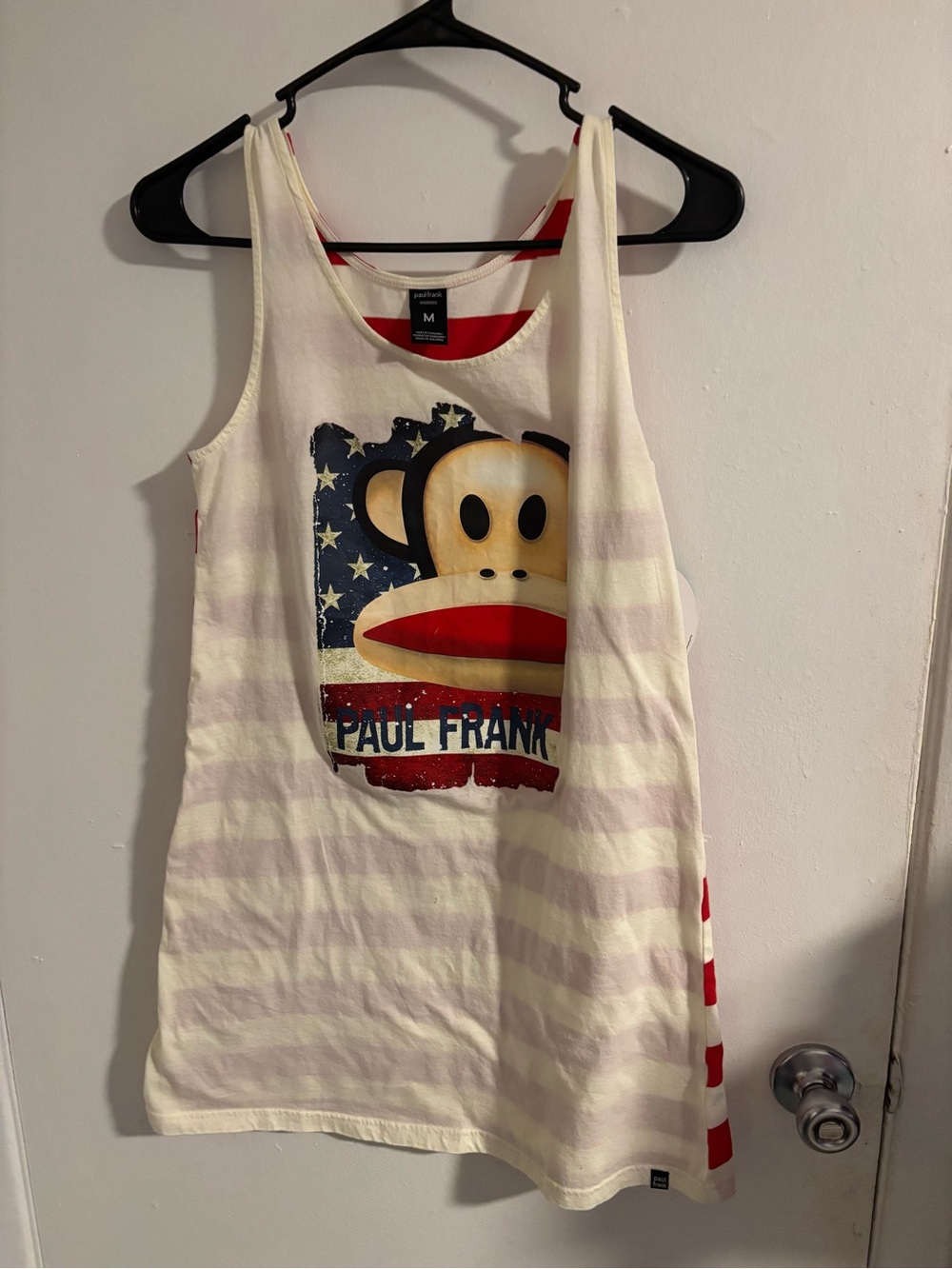 Paul Frank Julius Monkey Americana Tank Dress Women’s M Y2K